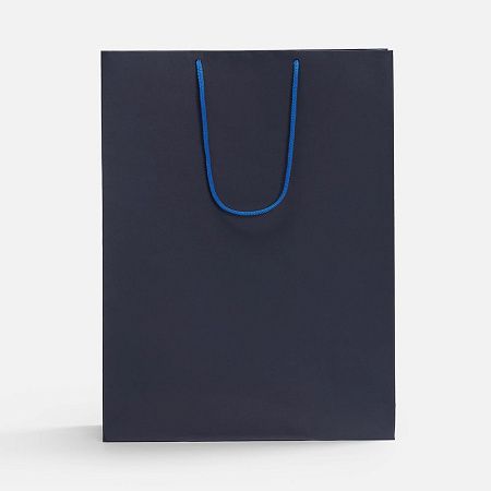 Пакет бумажный Porta XL, темно-синий