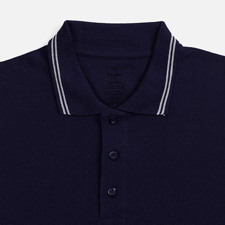 Рубашка поло Virma Stripes, темно-синяя, размер M