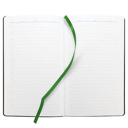 Ежедневник Knit, недатированный, зеленый