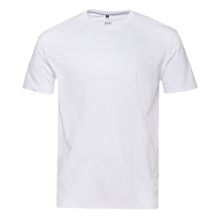 Футболка унисекс без бокового шва STAN хлопок 160, 02, Белый,  (10/1)  (48/M)