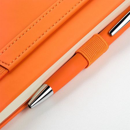 Ежедневник Alpha недатированный, оранжевый/оранжевый