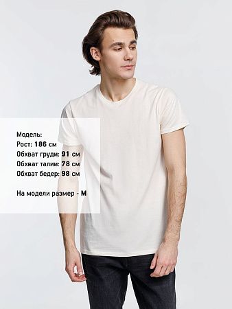 Футболка мужская Crusader Men, светло-бежевая (неокрашенная), размер XS