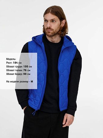 Жилет унисекс Tarnaby, ярко-синий, размер 3XL