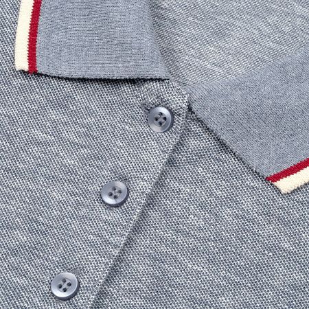 Рубашка поло мужская Paname Men, голубой меланж, размер S