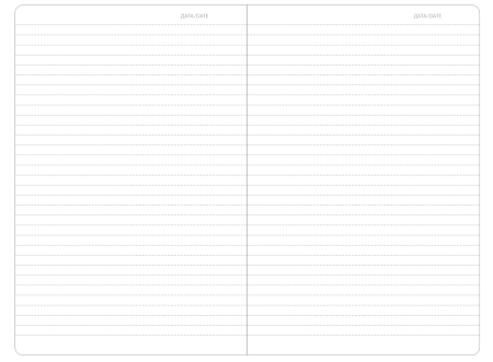 Блокнот Alfa Polo Line А5 в линейку матовый, серый, в твердой обложке с оранжевой резинкой и петлей для ручки