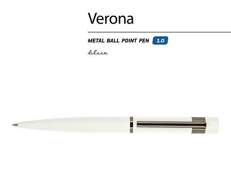 Ручка металлическая шариковая «Verona», софт-тач