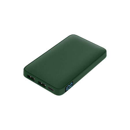 Внешний аккумулятор с подсветкой Ancor 5000 mAh, зеленый