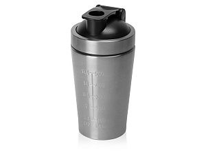 Спортивный шейкер из нержавеющей стали «Top Up», цвет: серебристый