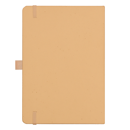 Блокнот Forest  Alfa Polo Recycled Paper А5, недатированный, в твердой обложке, с резинкой и петлей для ручки,  натуральный (крафтовый)