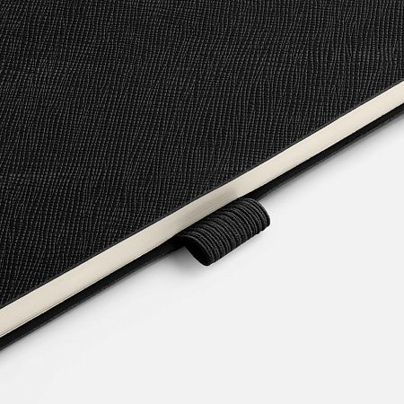 Ежедневник Lungo, недатированный, черный