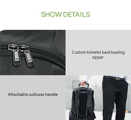 Рюкзак KORIN ClickPack 46х34х16 см, черный