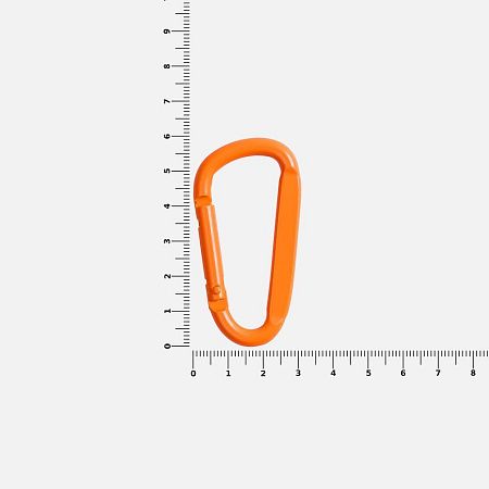 Карабин Raby, оранжевый неон