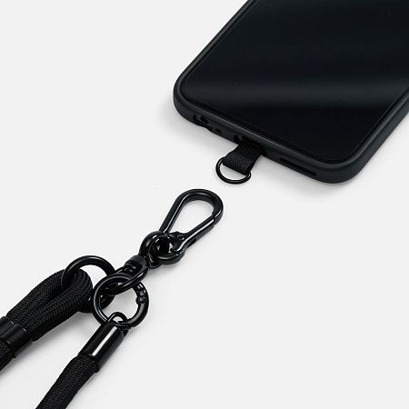 Шнурок для телефона OmniHold, черный