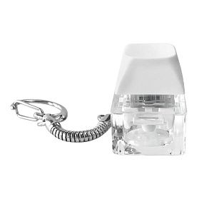 Брелок PUSH ME с LED подсветкой, чёрный