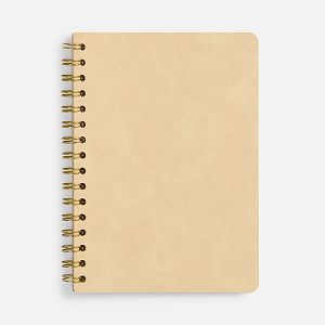 Ежедневник Spiral, недатированный, бежевый