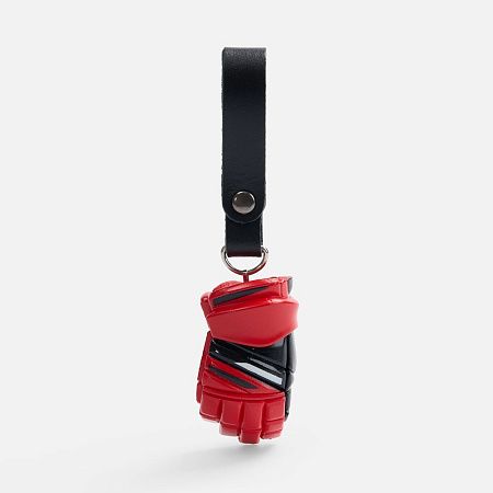 Брелок «Хоккейная перчатка», красный