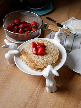 Тарелочка для сладостей &amp;quot;Воришки&amp;quot; (NEW), 23.5 см, Белый