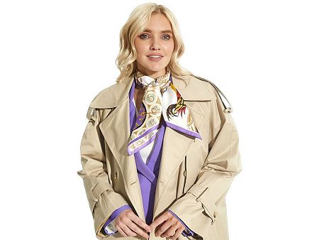 Платок «Пасхальное яйцо-часы Петушок»