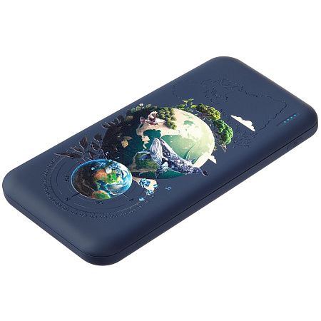 Внешний аккумулятор с подсветкой Люче (Luce) 10000 mAh, белый