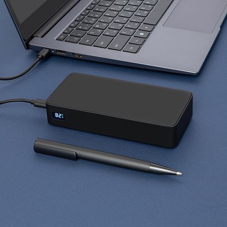 Внешний аккумулятор с подсветкой Ancor PD Plus 20000 mAh, черный