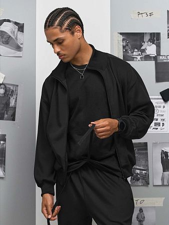 Куртка спортивная Junior, черная, размер M