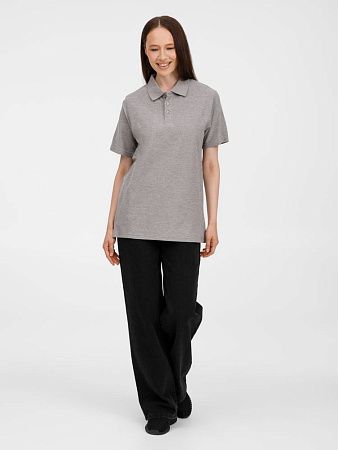 Рубашка поло унисекс Tervise, серый меланж, размер XXL