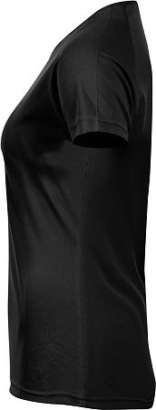 Футболка женская Sporty Women 140, черная, размер XS