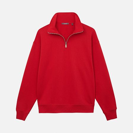 Толстовка на молнии унисекс FLOW, красная, размер M/L