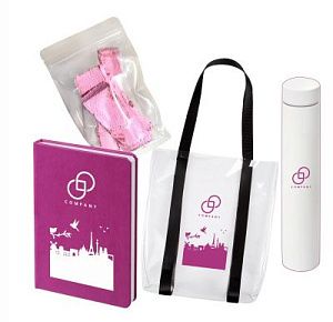 Подарочный набор "Монмартр": термос, ежедневник, шоппер, сублимированное мороженое