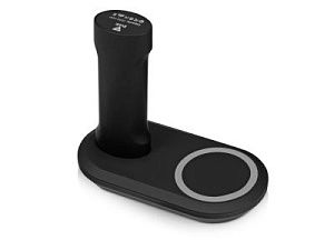 Набор «Launch» с настольной зарядной станцией и внешним аккумулятором, цвет: черный