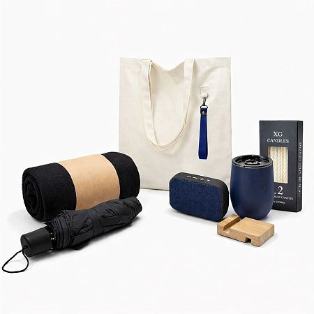 Подарочный набор Casual, темно-синий