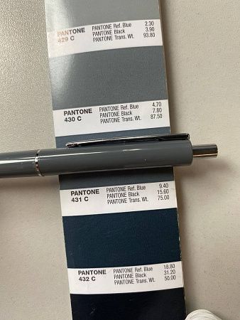 Ручка шариковая, пластиковая, BEST TOP NEW, серая