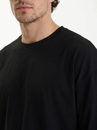 Футболка Oversize Premium 210, черная, размер S