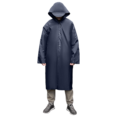 Дождевик Oxford, унисекс, материал полиэстер с пропиткой, размер XL-XXL, темно-синий