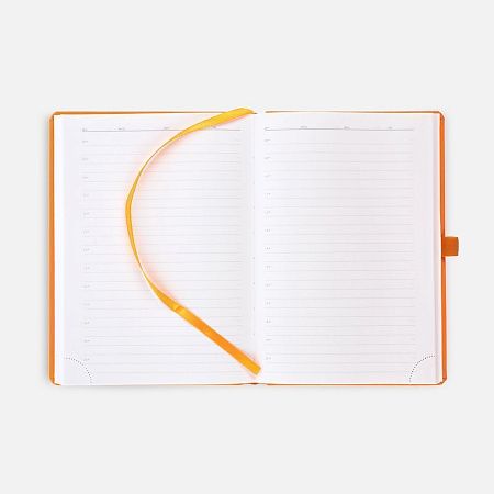 Ежедневник Favor Gold, недатированный, оранжевый