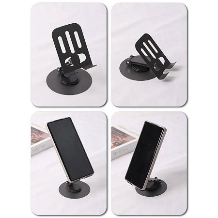 Подставка для мобильного телефона Rest, металлическая, черная