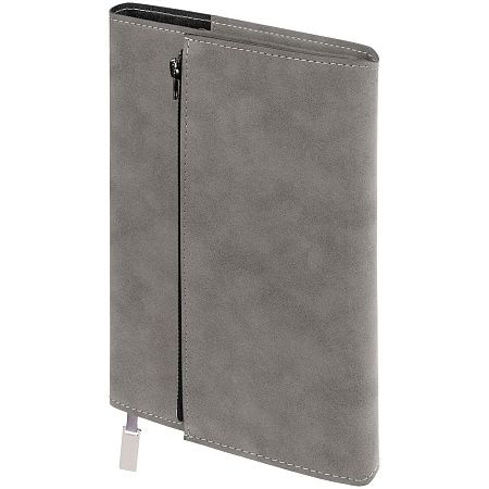 Ежедневник Grace на заказ, недатированный, серый