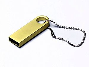 USB 2.0-флешка на 128 Гб с мини чипом и круглым отверстием