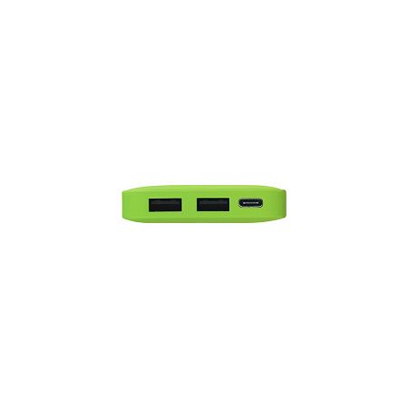 Внешний аккумулятор с подсветкой Анкор (Ancor) 5000 mAh, салатовый