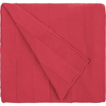 Плед Rombus, темно-розовый (коралл)