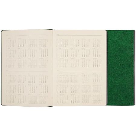 Ежедневник Petrus Flap, недатированный, зеленый