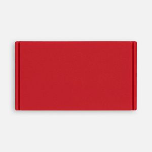 Лейбл из ПВХ Dzeta, M, красный