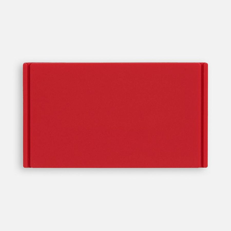 Лейбл из ПВХ Dzeta, M, красный