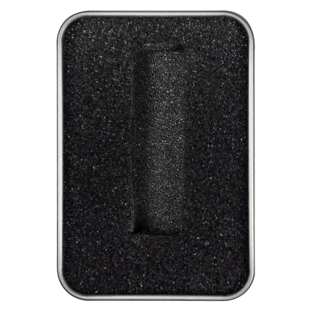 Футляр для флеш накопителя металлический, размер 6*9,5 см, серебристый