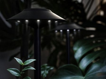 Светильник на солнечной батарее Ufology, темно-серый (графит)