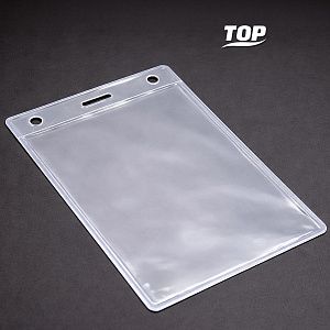 Карман для выставочного бейджа Expo, вертикальный, 10,3х16,1см