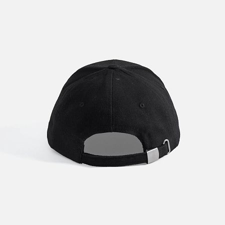 Бейсболка Buffalo, черная с красным