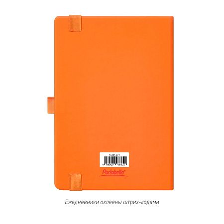 Ежедневник Alpha недатированный, оранжевый/оранжевый