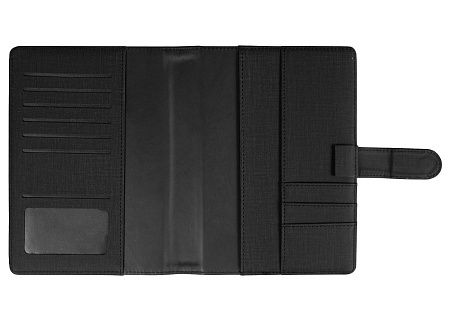 Ежедневник в суперобложке Country Business Canvas A5+, в подарочной коробке , черный, недатированный, с магнитным клапаном, в твердой обложке c поролоном