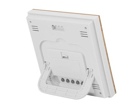 Бамбуковая метеостанция с часами «Moscow Heat»